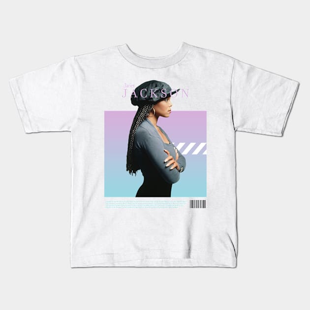 Janet Jackson Kids T-Shirt by instri